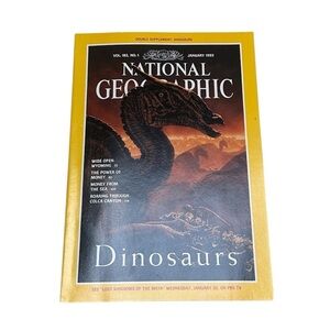 🦖📚1993 NATIONAL GEOGRAPHIC DINOSAUR ISSUE